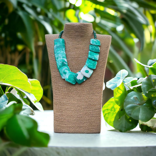 Marble Necklace (Green)