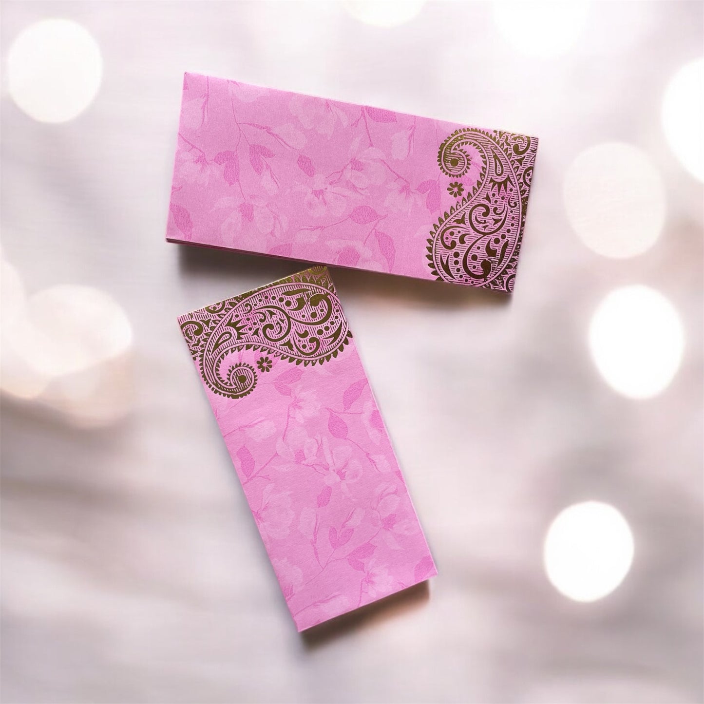 Shagun Envelope Floral - Pack of 10 (Pink)