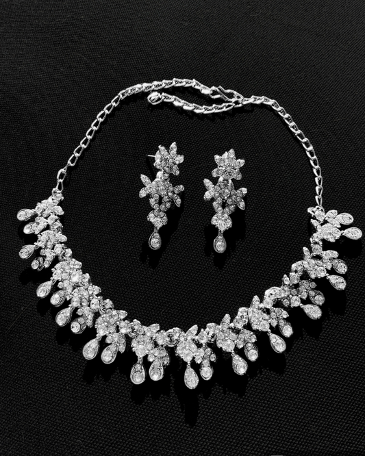 Zenia AD Necklace & Earrings Set